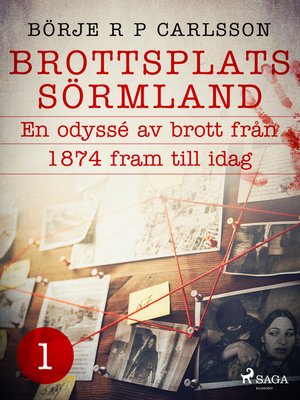 cover image of Brottsplats Sörmland. 1, En odyssé av brott från 1874 fram till idag